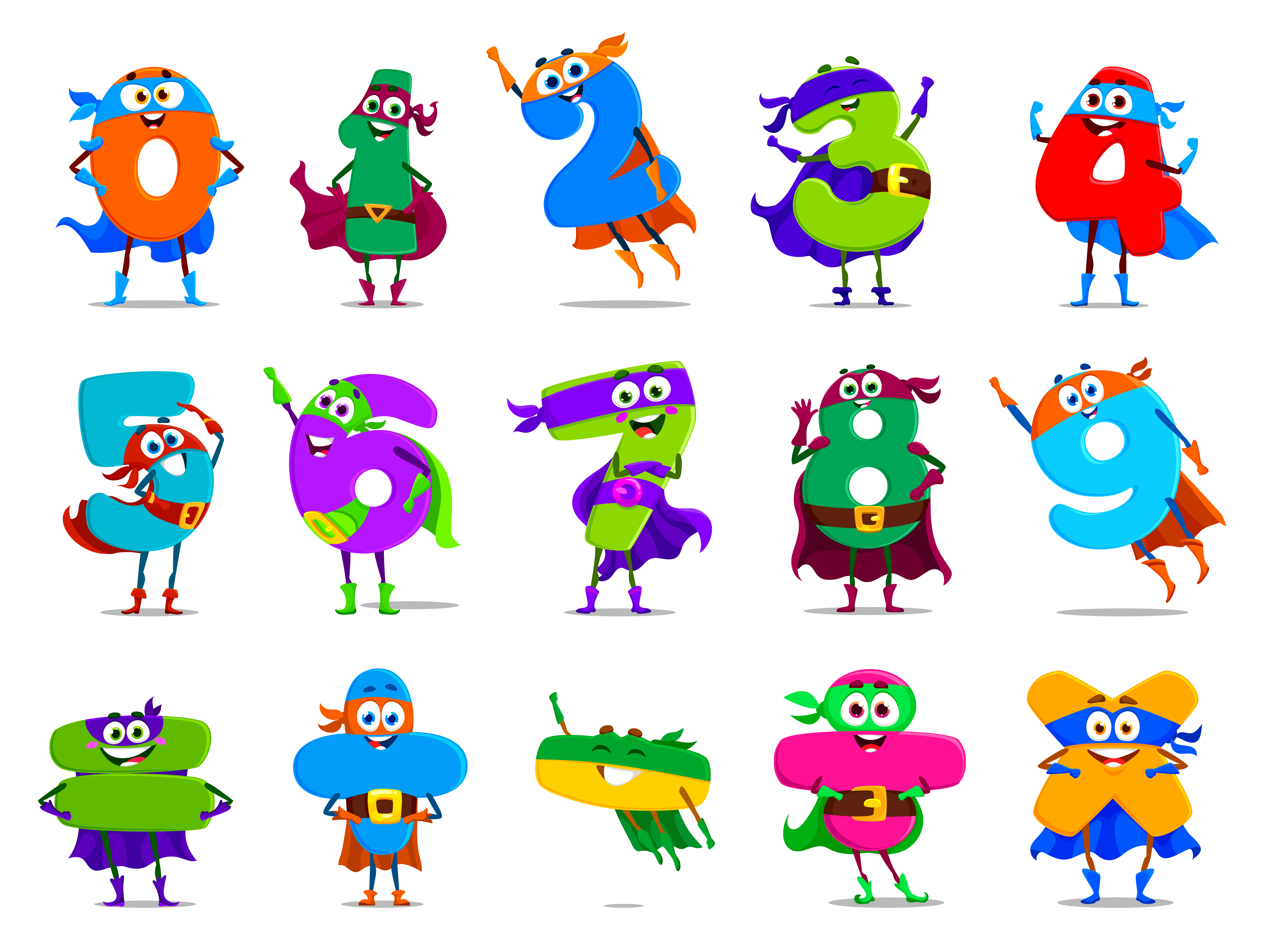 Superheroes as numbers