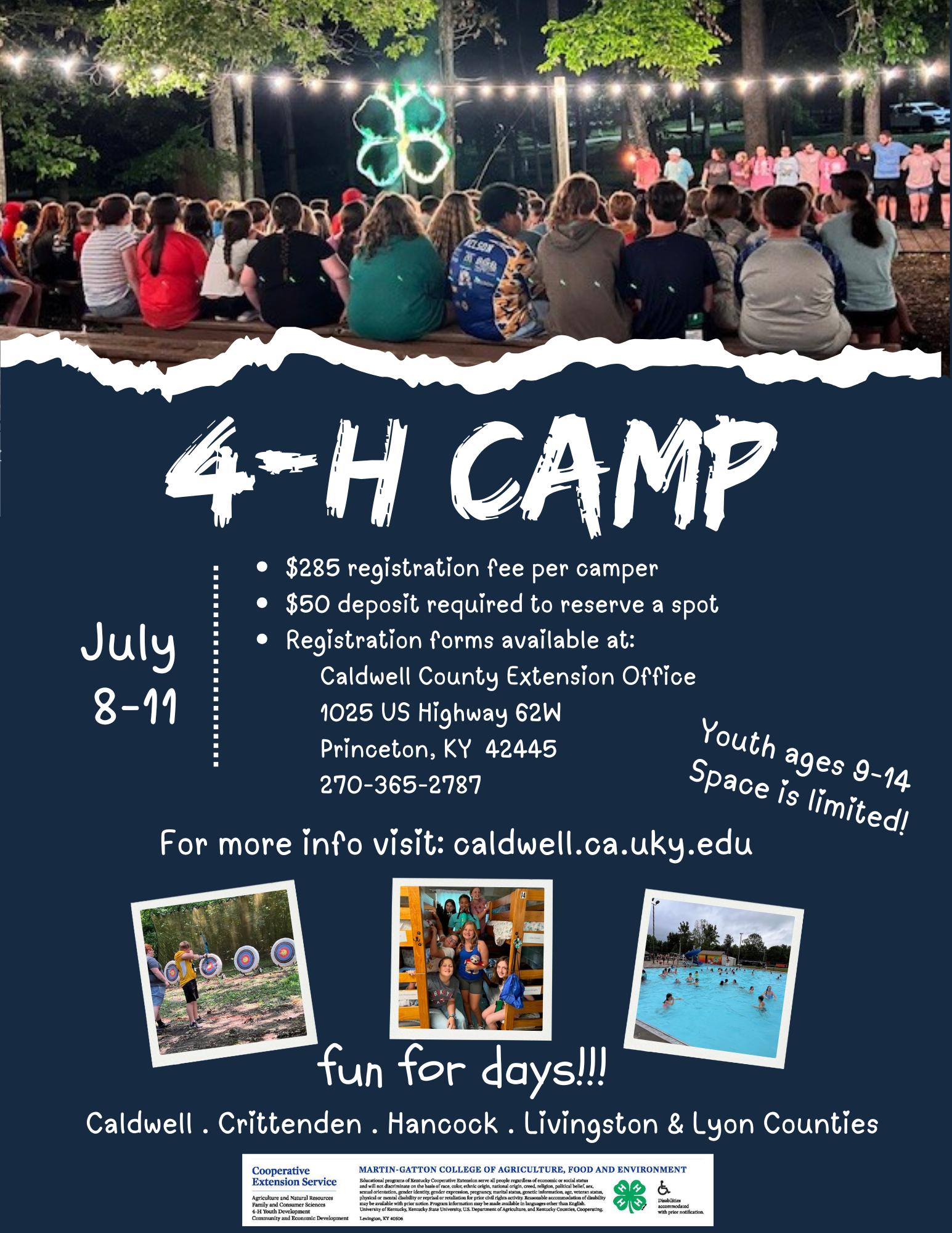 4-H Camp Registration