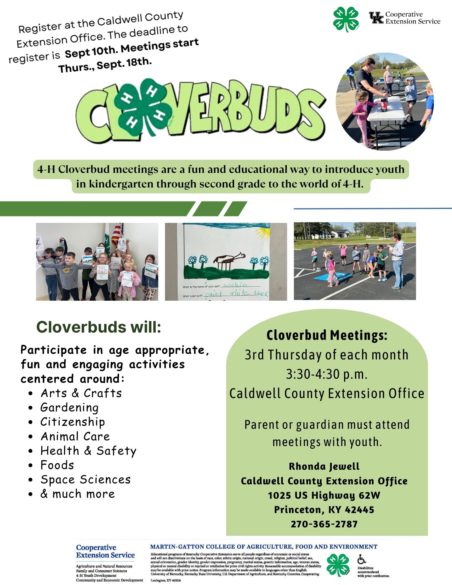 Cloverbud Flyer