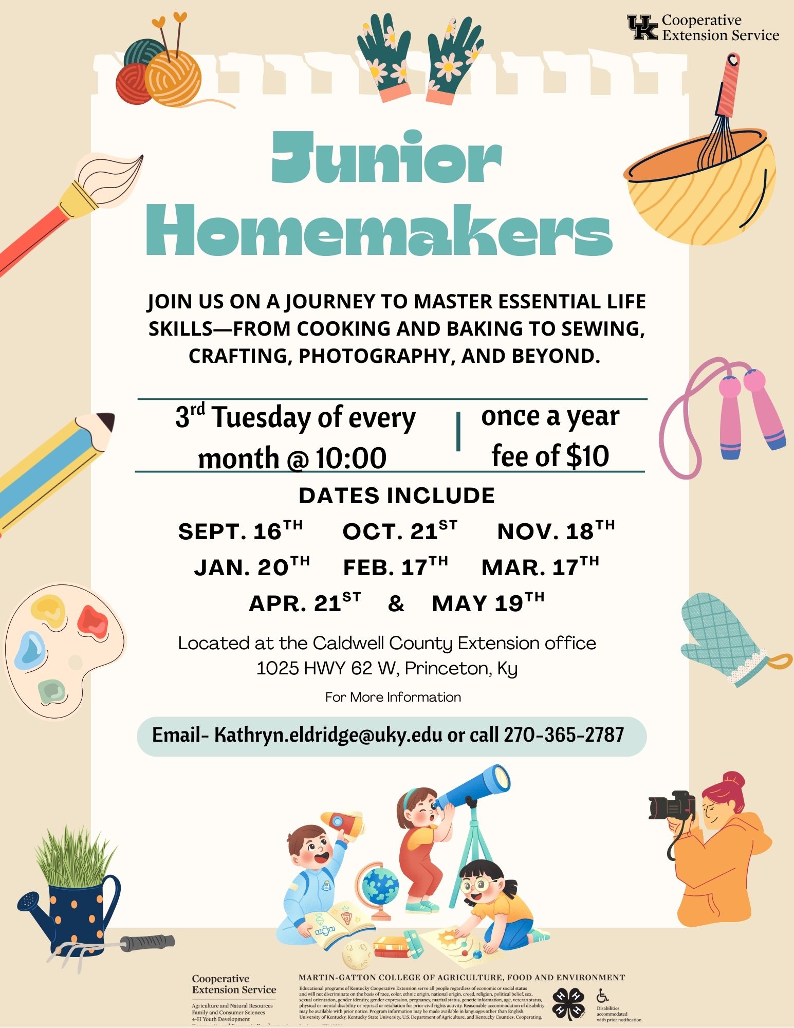 Junior Homemaker Flyer
