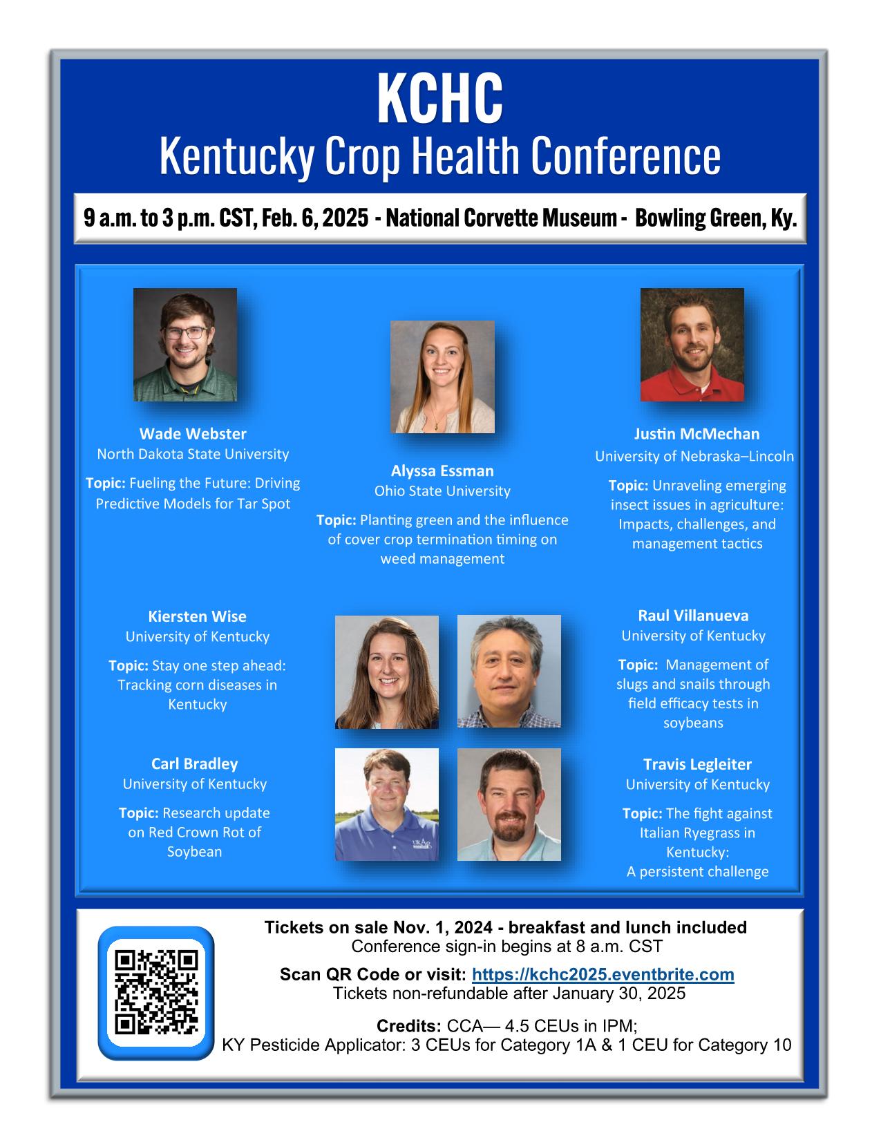 KY Crop Health Conference 2025 Flyer