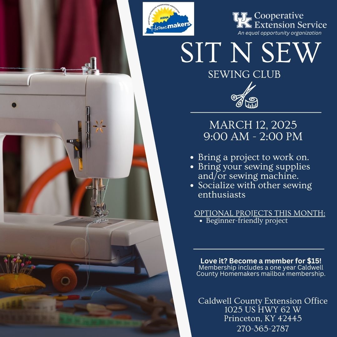 Sit N Sew Sewing Club Flyer