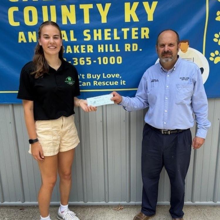  4-H Teen Council Donates $200 to Animal Shelter