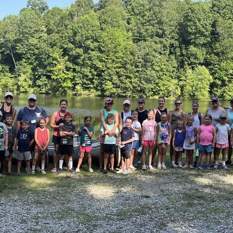  Cloverbud Camp parents and kids