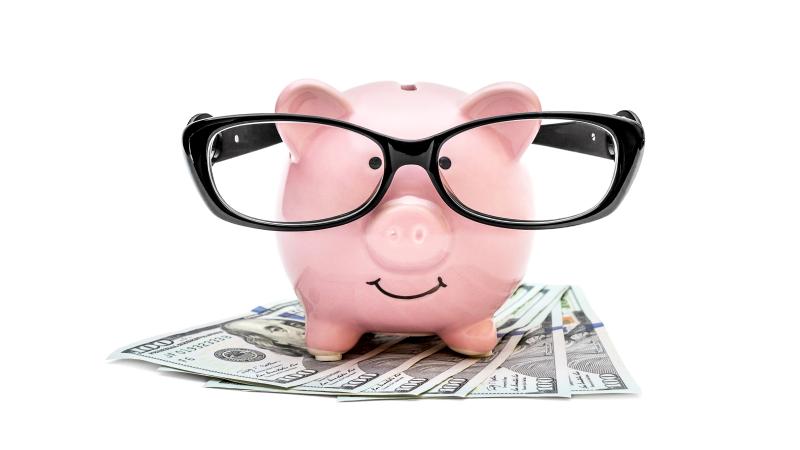Piggy Banks Wearing Glasses