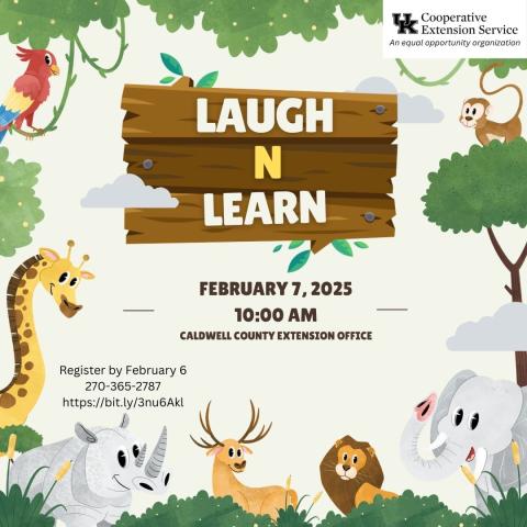 Laugh and Learn Flyer Feb